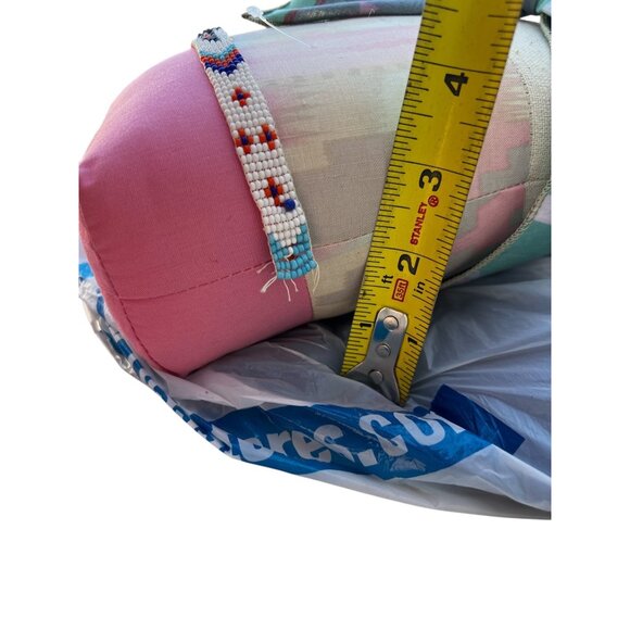 Signed by Kathy Handcrafted 12" Native American Wini Doll W/ bead necklace - Picture 14 of 14